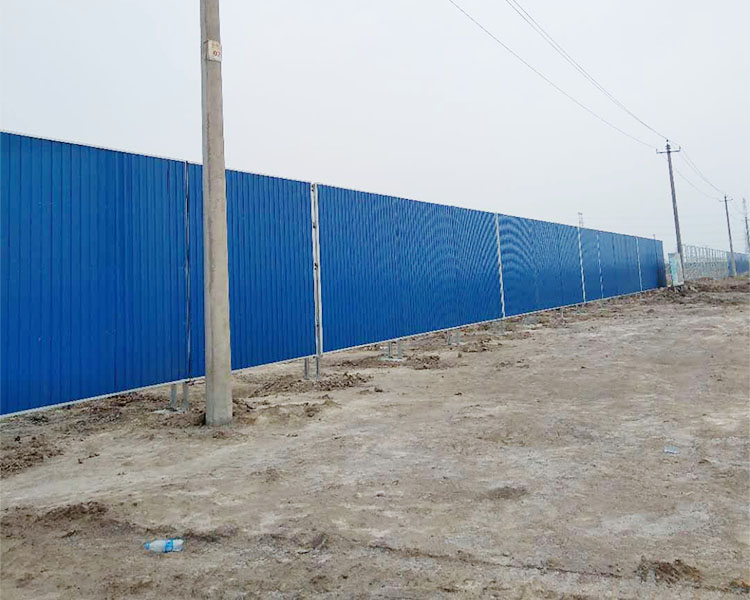 彩钢围挡板案例